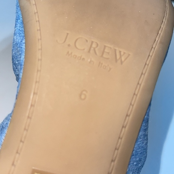 NWT J.Crew Emma Studded Cap Toe Fabric Ballet Shoe Size 6 - Picture 13 of 14